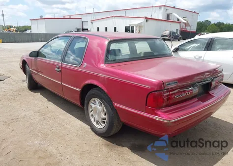 1992 Mercury Cougar Ls из США, поврежденный, VIN 1MEPM6042NH635396